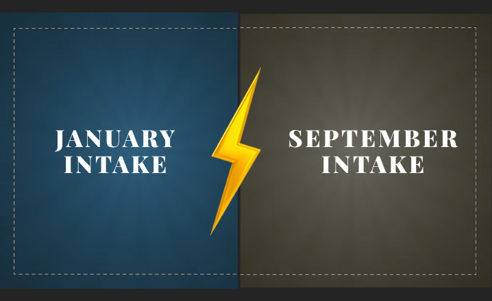 Jan Intake Vs Sept Intake